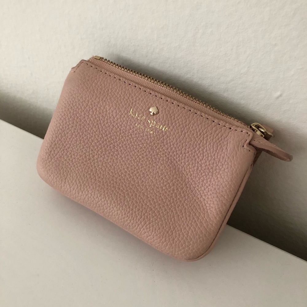KATE SPADE blush card holder